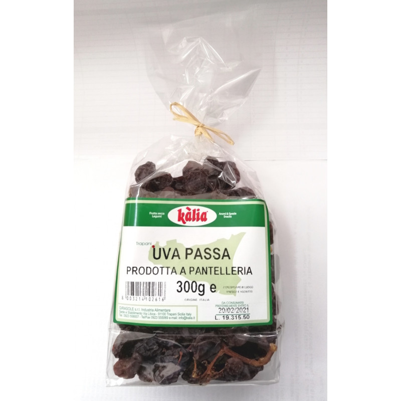 Uva passa prodotta a pantelleria 300g
