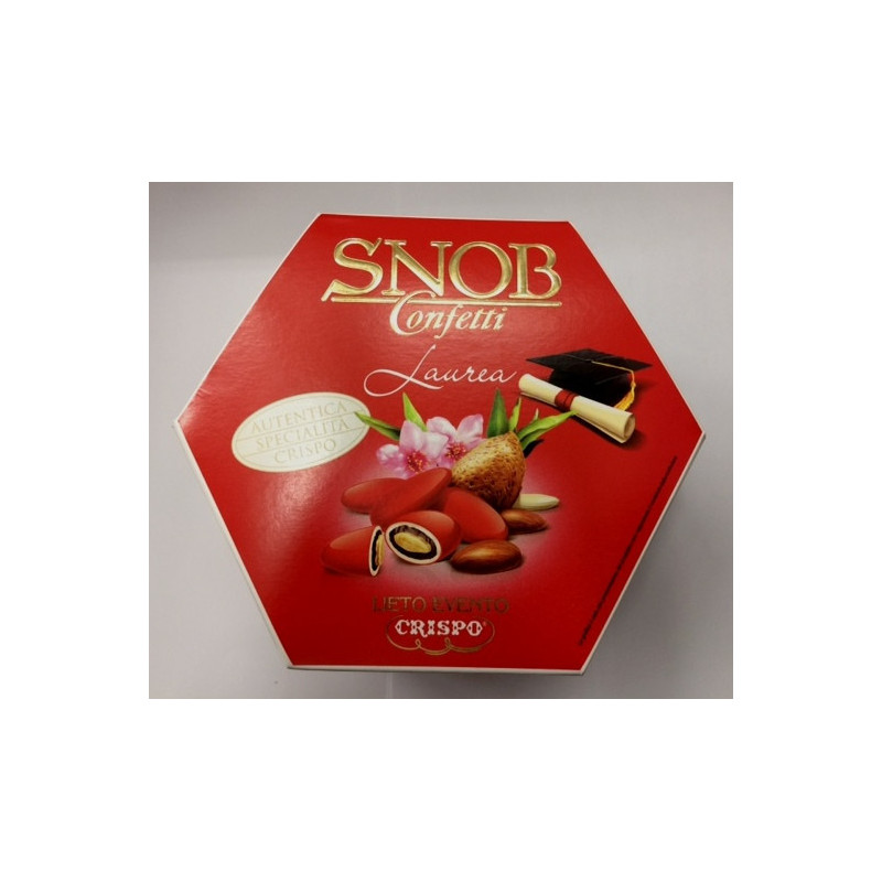 Confetti snob lieto evento laurea rossi