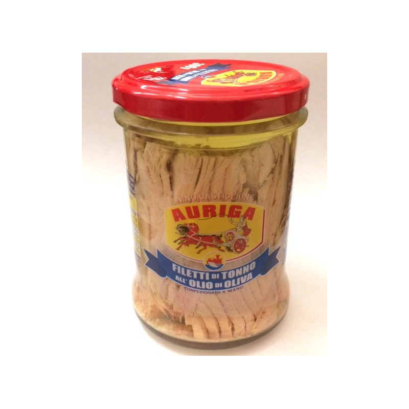 Filetti di Tonno all'olio di oliva 300gr Auriga