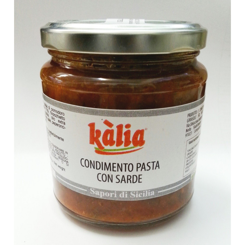 Condimento pasta con sarde 280 gr