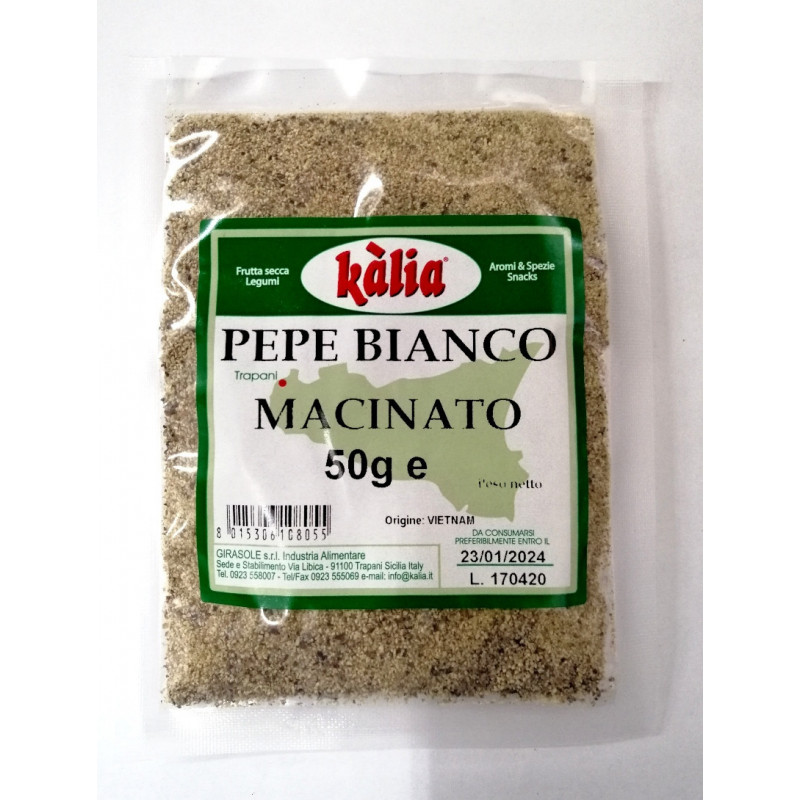 Pepe bianco macinato 50gr